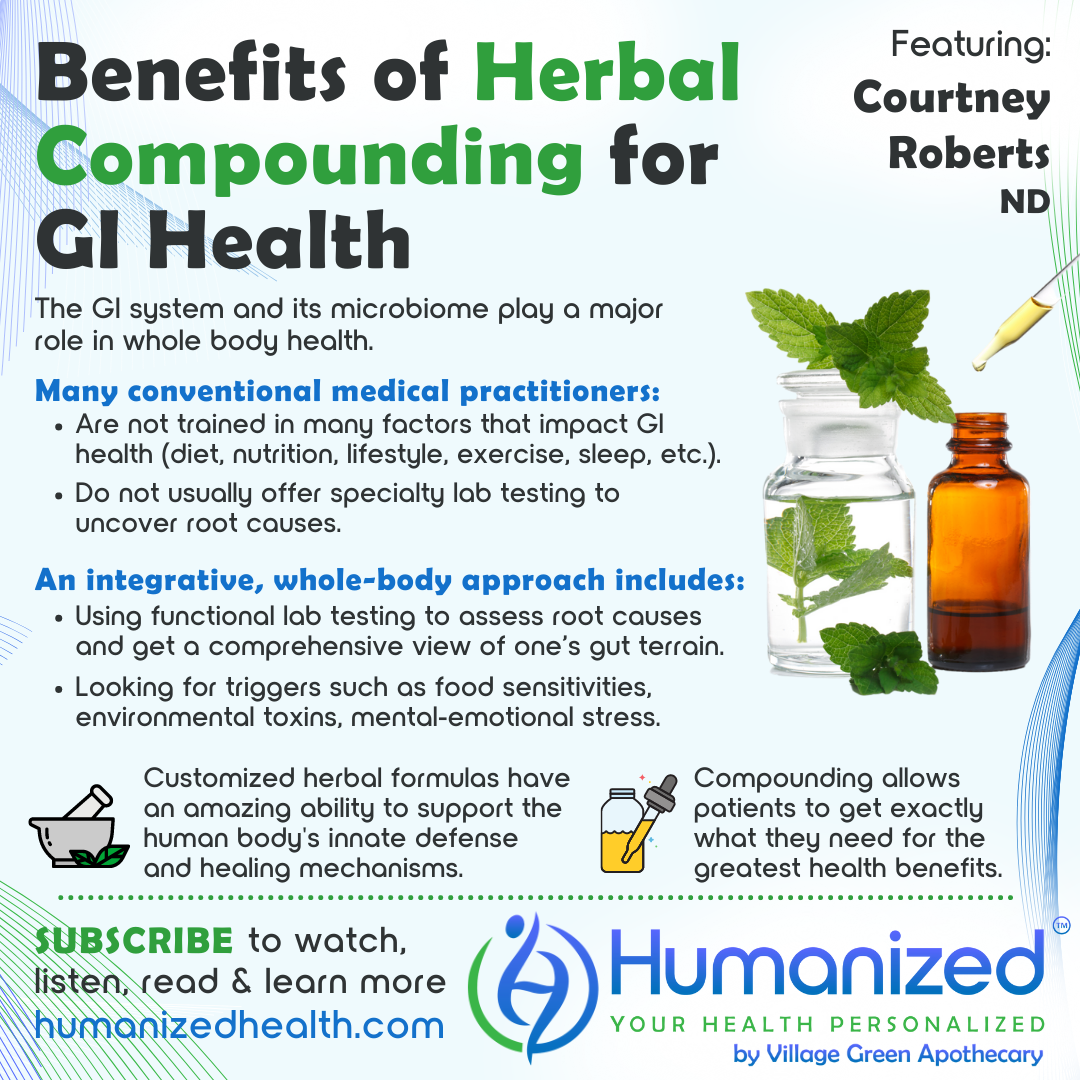 Benefits of Herbal Compounding for GI Health