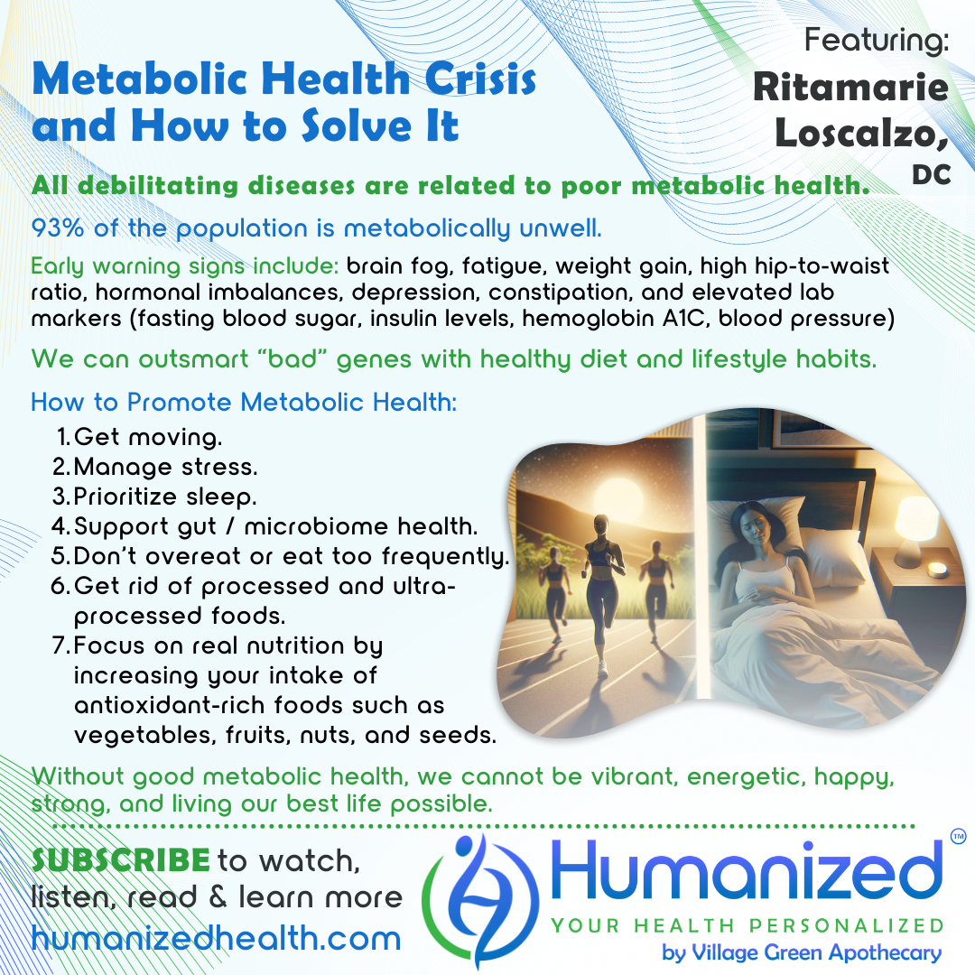 Metabolic Health Crisis and How to Solve It