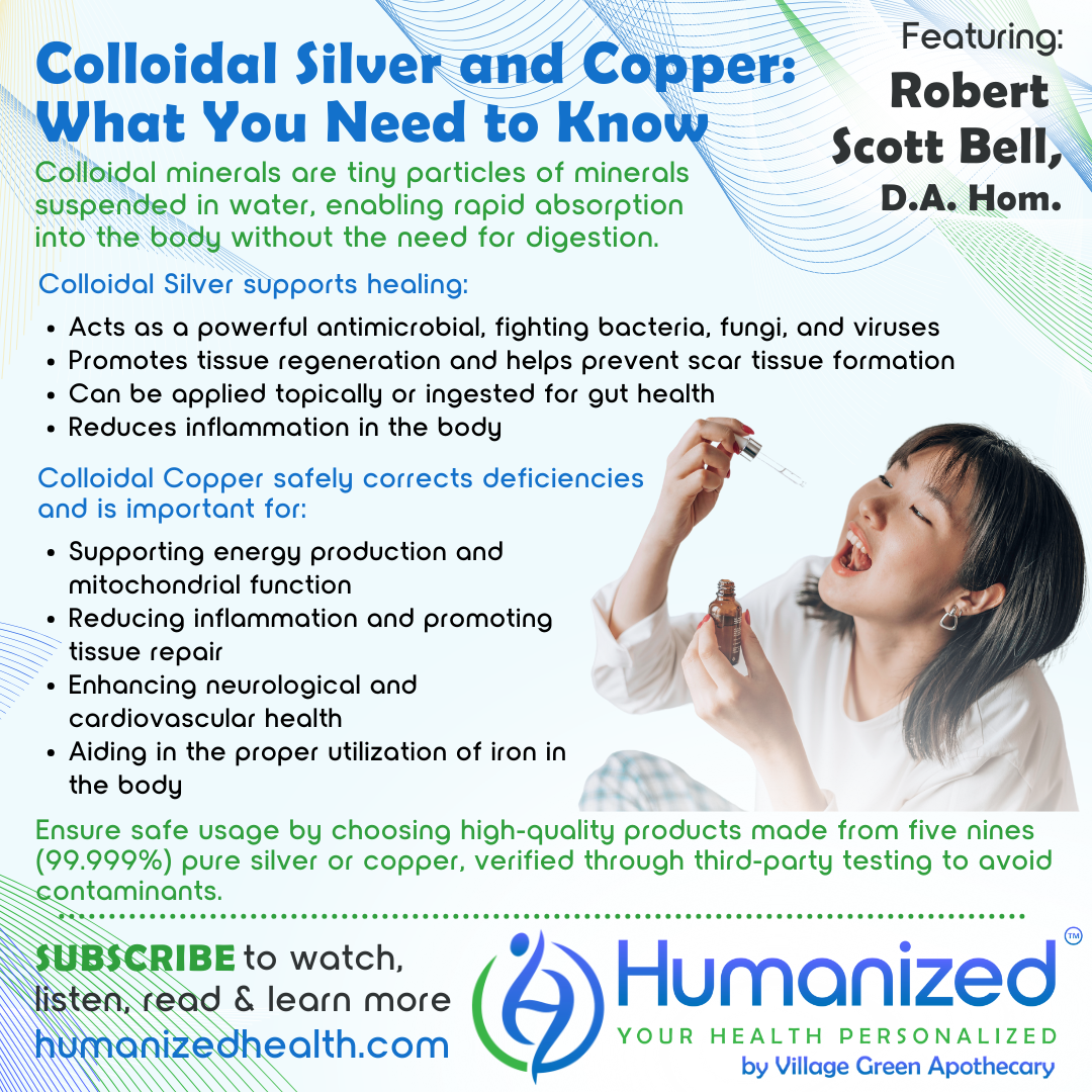 Colloidal Silver and Copper: What You Need to Know